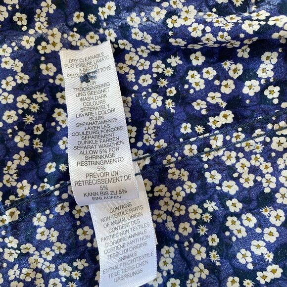 Paul Smith Men Blue Floral Shirt - Picture 8 of 9